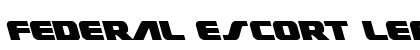 Federal Escort Leftalic Italic preview