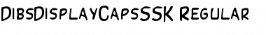 DibsDisplayCapsSSK Font