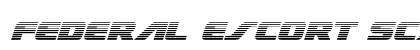 Federal Escort Scanlines Italic Italic preview
