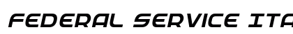 Federal Service Italic Italic preview