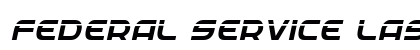 Federal Service Laser Italic Italic preview