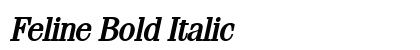 Feline Bold Italic Preview
