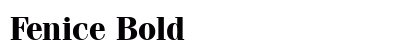 Fenice Bold preview
