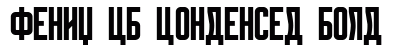 FENIX CB CONDENSED BOLD preview