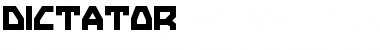 Dictator Regular Font Dictator Regular Font