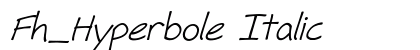 Fh_Hyperbole Italic Preview
