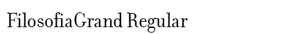 FilosofiaGrand Regular preview