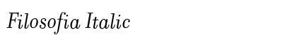 Filosofia Italic Preview