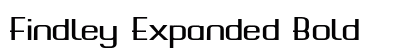 Findley Expanded Bold preview