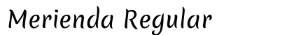 Merienda Regular Preview