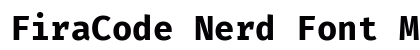 FiraCode Nerd Font Mono Bold preview