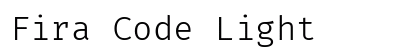 Fira Code Light Preview