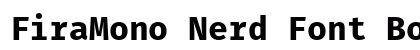 FiraMono Nerd Font Bold preview