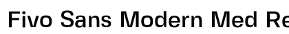 Fivo Sans Modern Med Regular preview