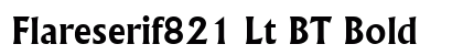 Flareserif821 Lt BT Bold preview