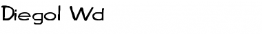 Diego1 Wd Font