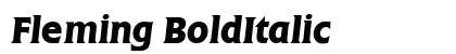 Fleming BoldItalic Preview
