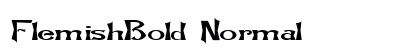Flemish_Bold Normal preview