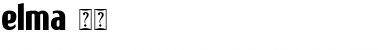 Download elma 01 Font