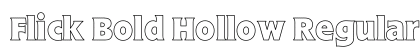 Flick Bold Hollow Regular preview
