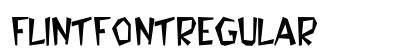 FlintFont Regular preview