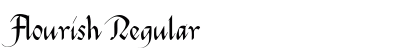 Flourish Regular Preview