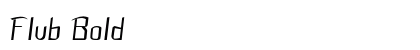 Flub Bold preview