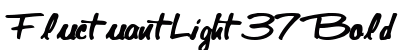 FluctuantLight37 Bold preview