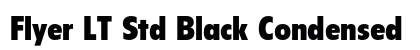 Flyer LT Std Black Condensed preview