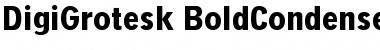 Digi Grotesk Bold Condensed Font