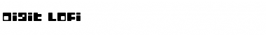 Digit LoFi Font