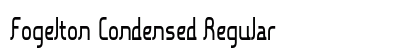 Fogelton Condensed Regular Preview