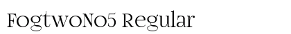 FogtwoNo5 Regular preview