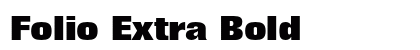 Folio Extra Bold Preview