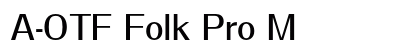 A-OTF Folk Pro M preview