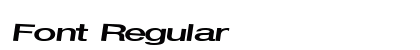 Font Regular Preview