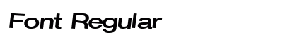 Font Regular Preview