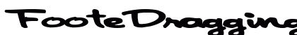 FooteDragging911 Bold preview