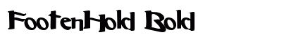 FootenHold Bold preview