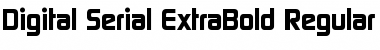 Digital-Serial-ExtraBold Font