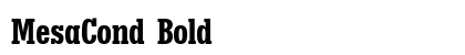 MesaCond Bold preview