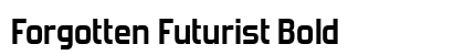Forgotten Futurist Bold preview