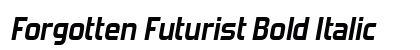 Forgotten Futurist Bold Italic Preview