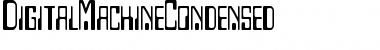 DigitalMachineCondensed Font