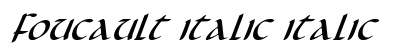 Foucault Italic Italic preview