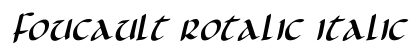 Foucault Rotalic Italic preview