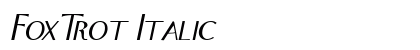 FoxTrot Italic preview