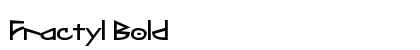 Fractyl Bold preview