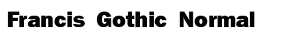 Francis Gothic Normal preview