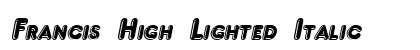 Francis High Lighted Italic preview